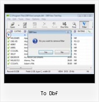 Converting Dbf Files To Txt Files to dbf