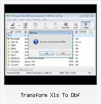 Convert Excel File Dbf transform xls to dbf