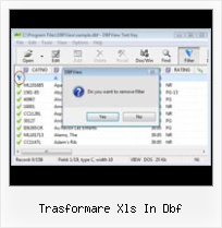 Dbf To Textfile trasformare xls in dbf
