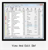 Converting Excell Dbf view and edit dbf