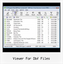 Dbf Files Viewer viewer for dbf files