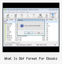 Xls 2007 A Dbf what is dbf format for ebooks