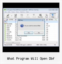 From Dbf To Xls what program will open dbf