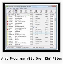 Dbf To Xls Software what programs will open dbf files