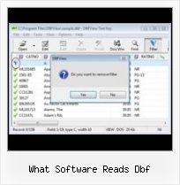 Dbf File With Windows what software reads dbf