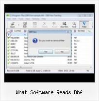 Dbf Files Open With what software reads dbf