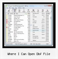 Excel 2007 Importare Dbf where i can open dbf file