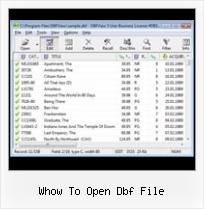Convert Dbf To Doc whow to open dbf file