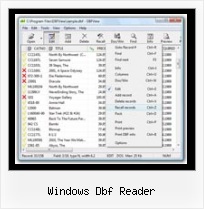 Data Export Xls To Dbf windows dbf reader