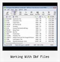 Software Converter Dbf To Excel working with dbf files