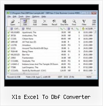 Foxpro Dbf File Recovery xls excel to dbf converter