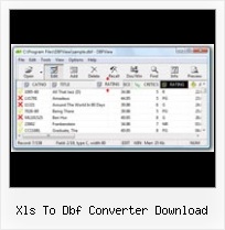 Convertor Dbf xls to dbf converter download