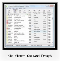 Dbf Files Excel xls viewer command prompt
