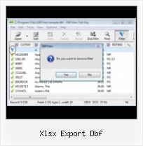 How To Read Format Dbf xlsx export dbf