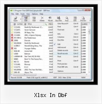 Convert Xls Naar Dbf xlsx in dbf