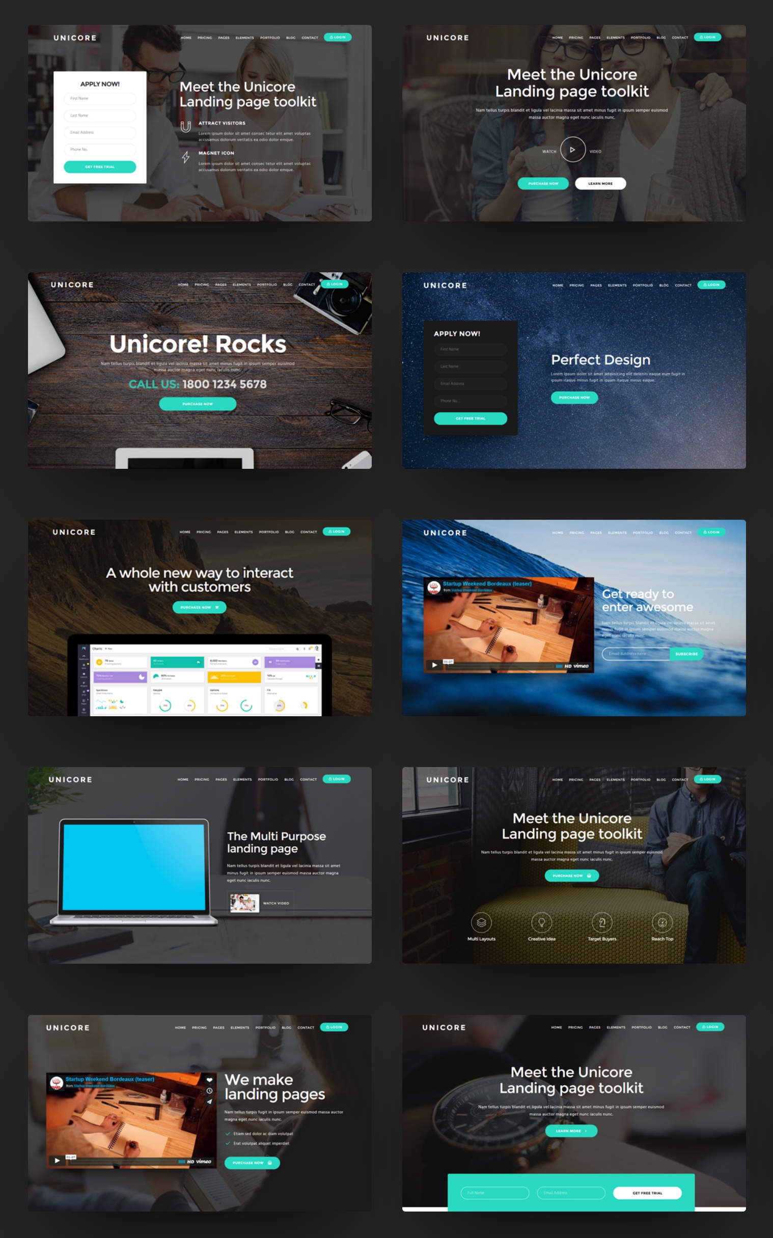 Best Bootstrap Minimal Theme Template