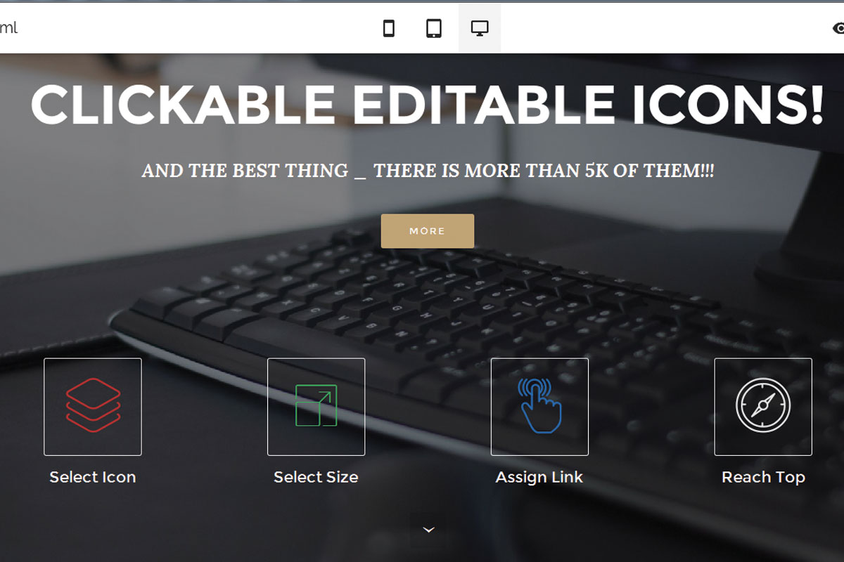 Drag and Drop Responsive Site Maker 