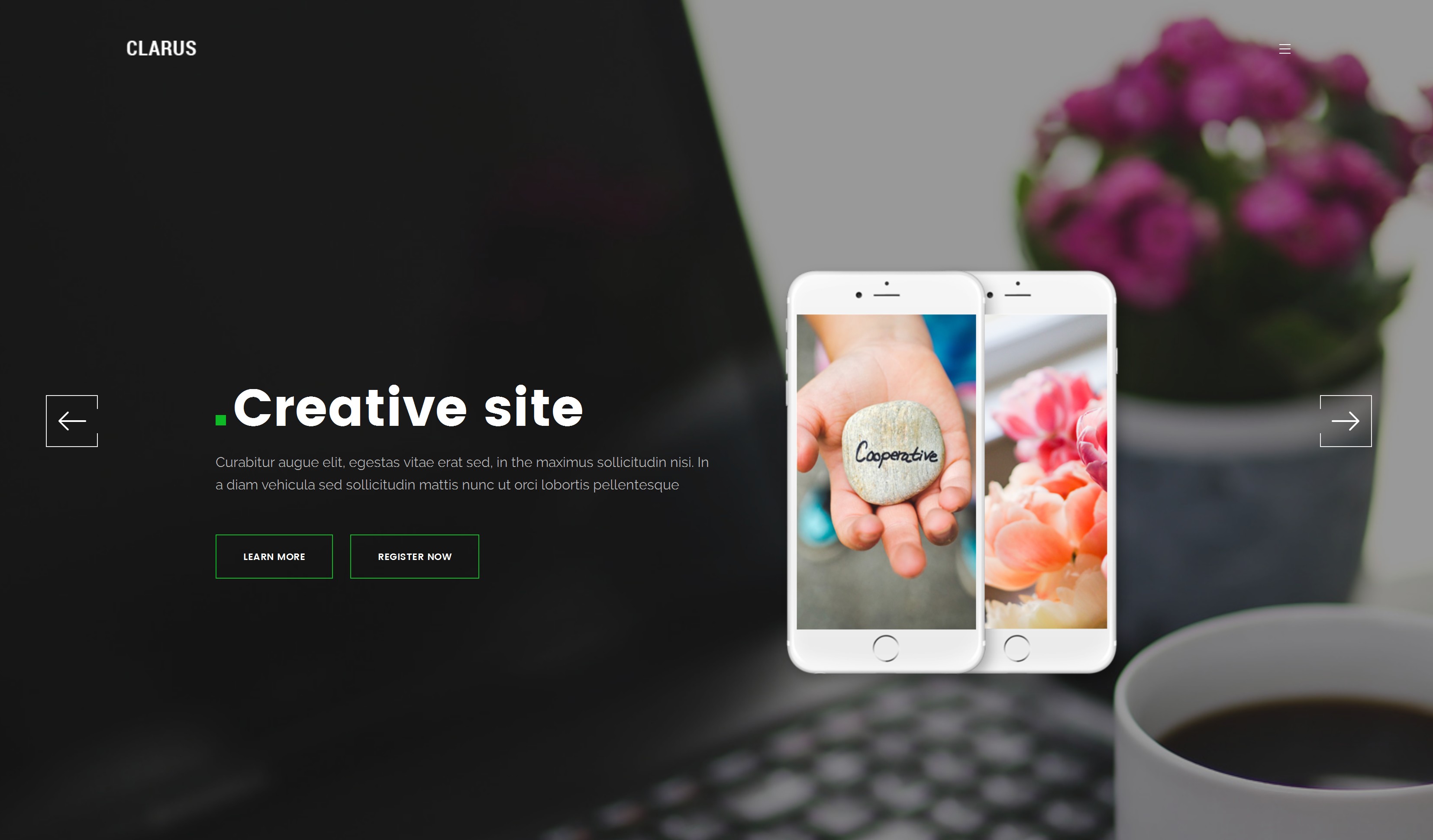 Free Bootstrap OnePage Theme