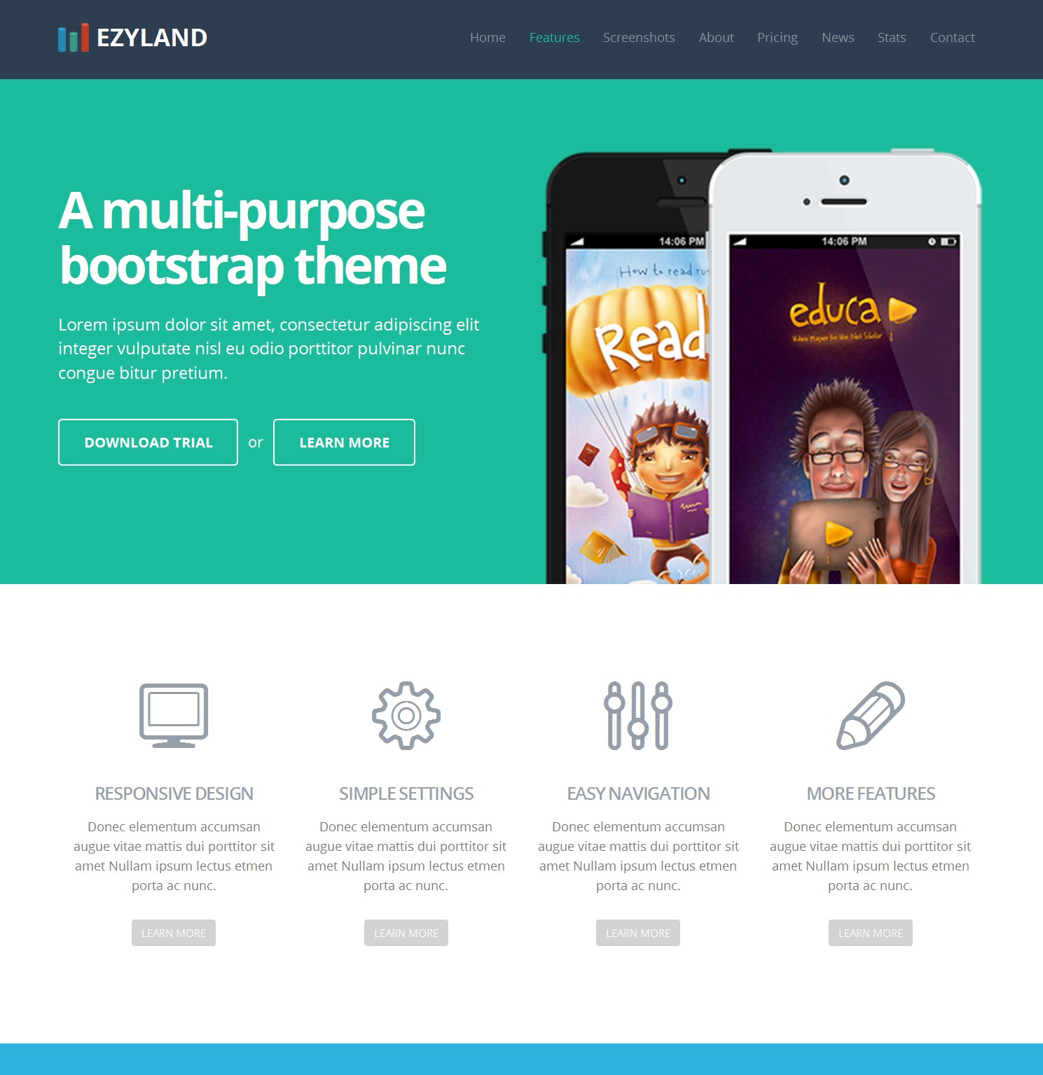 Free Download Bootstrap Design Theme