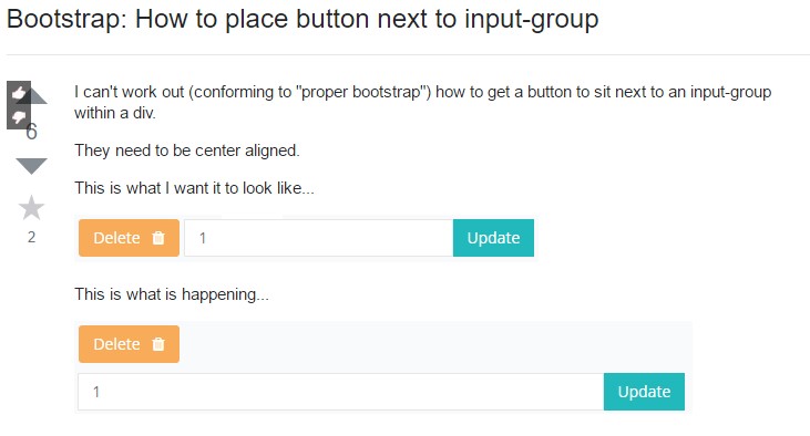  The best way to  set button next to input-group