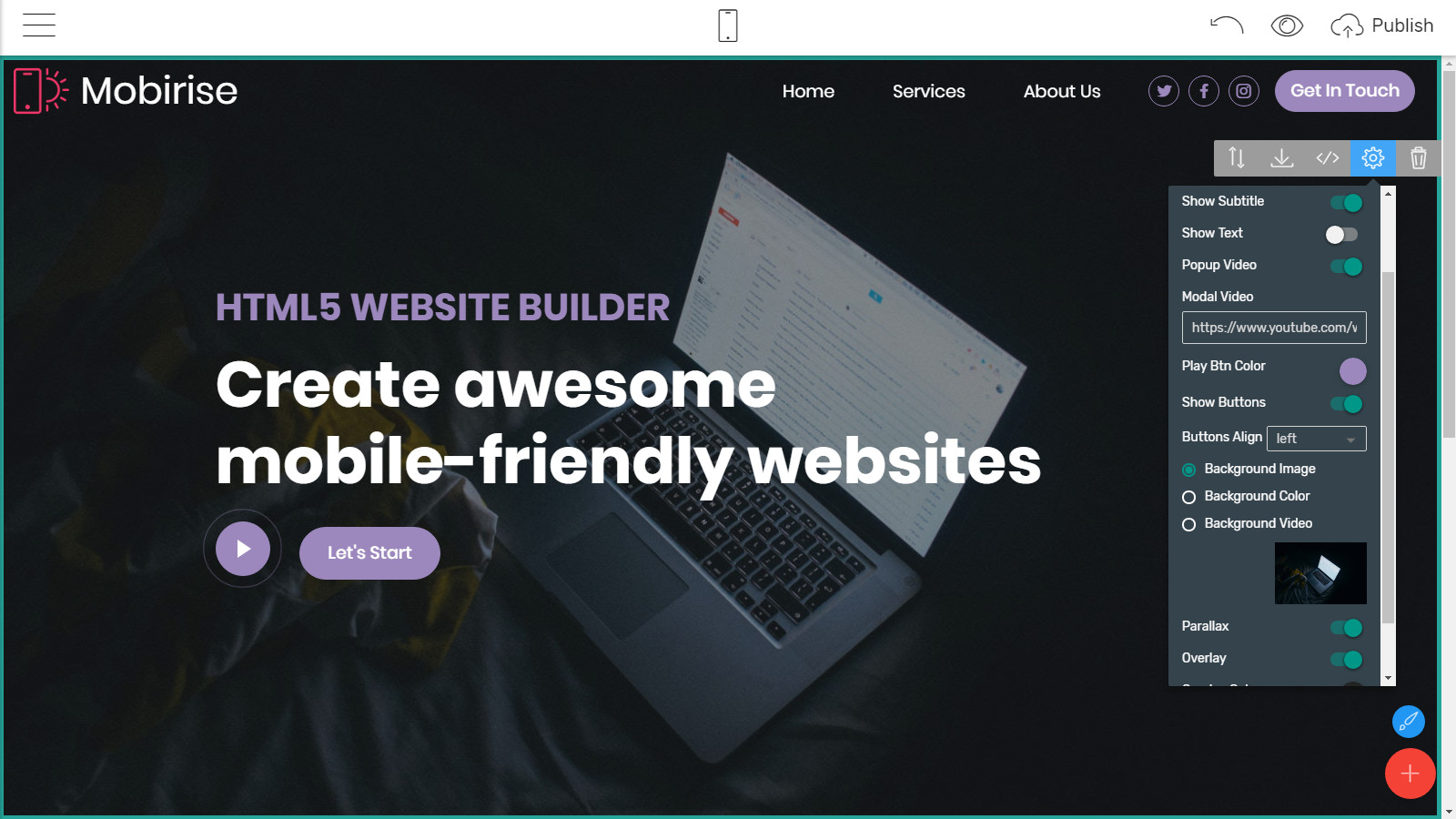 html5 site layouts