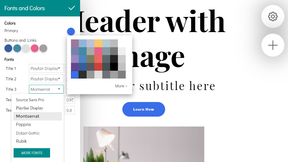 HTML Website Design Builder